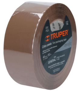 CINTA DE EMPAQUE, CANELA 150M TRUPER 12556 *