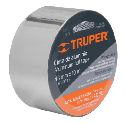 CINTA DE ALUMINIO 48 MM X 10 M TRUPER 12611 *