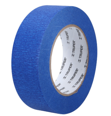 CINTA MASKING TAPE AZUL DE 1-1/2'' X 50M TRUPER 12623 *