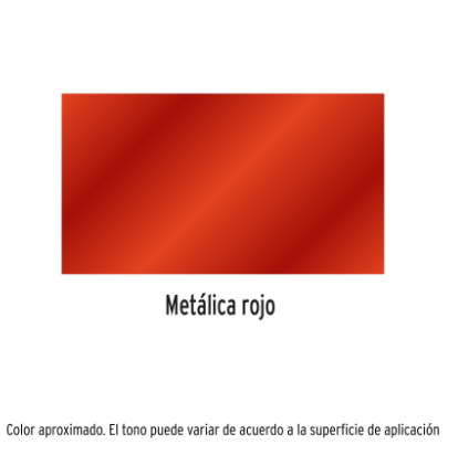 PINTURA EN AEROSOL, ROJO METÁLICO, BOTE ESBELTO, 400 ML 12779 *