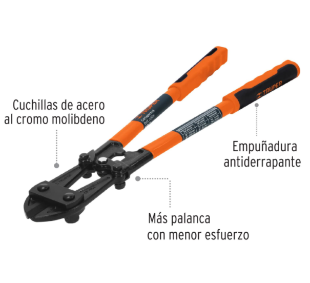 CORTAPERNOS PROFRESIONAL, 18'' TRUPER 12832 *