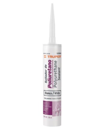 SELLADOR DE POLIURETANO DE 280ML, BLANCO, TRUPER 12906 *