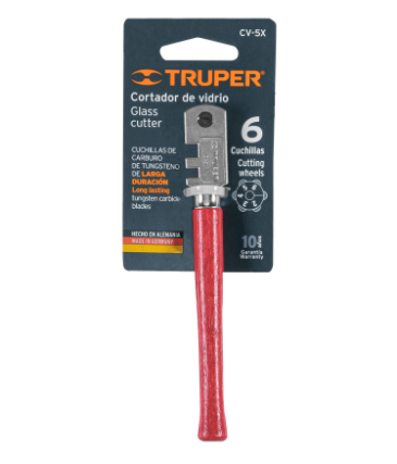 CORTADOR DE VIDRIO, 5'' CABEZA CON 6 CUCHILLAS 12954 N