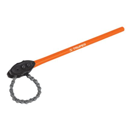 LLAVE DE CADENA TIPO CAIMÁN USO PESADO, MANGO DE 28'' TRUPER 13140 N
