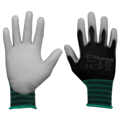 GUANTES DE NYLON RECUBIETOS DE POLIURETANO, MEDIANOS 13291 *