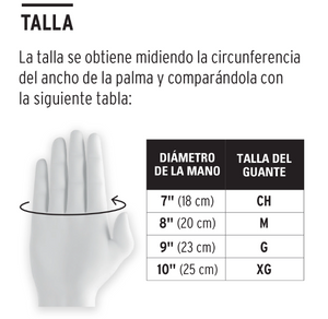 GUANTES DE NYLON RECUBIERTOS DE NITRICO, M, TRUPER 13294 P