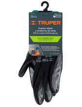 Cargar imagen en el visor de la galería, GUANTES DE NYLON RECUBIERTOS DE NITRICO, M, TRUPER 13294 P
