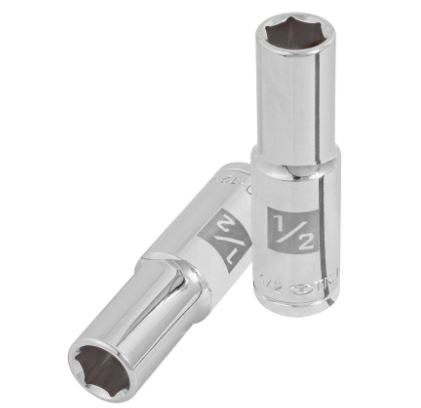 DADO LARGO DE 1/2'', 6 PUNTAS, CUADRO 1/2'', TRUPER 13325 *