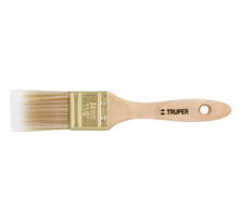 Cargar imagen en el visor de la galería, BROCHA CERDAS SINTÉTICAS 1-1/2&quot; CORTE RECTO, MANGO DE MADERA 13343 *
