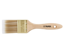Cargar imagen en el visor de la galería, BROCHA CERDAS SINTÉTICAS 2&#39;&#39; CORTE RECTO, MANGO DE MADERA 13344 P
