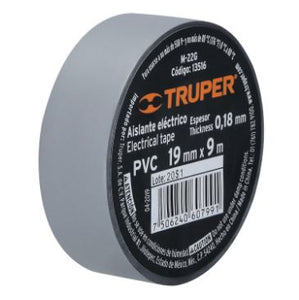 CINTA DE AISLAR TRUPER 9M X 19MM