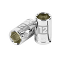 DADO DE 12 MM, 6 PUNTAS, CUADRO 3/8', TRUPER 13676 P