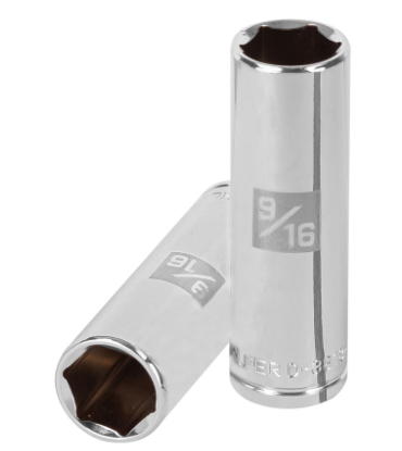 DADO LARGO DE 9/16', 6 PUNTAS, CUADRO 3/8', TRUPER 13715 N