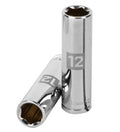DADO LARGO DE 12MM, 6 PUNTAS, CUADRO 3/8'', TRUPER 13772 N