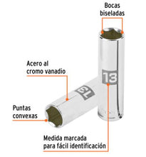 Cargar imagen en el visor de la galería, DADO LARGO DE 13MM, 6 PUNTAS, CUADRO 3/8&#39;&#39;, TRUPER 13773 N
