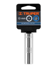 Cargar imagen en el visor de la galería, DADO LARGO DE 13MM, 6 PUNTAS, CUADRO 3/8&#39;&#39;, TRUPER 13773 N
