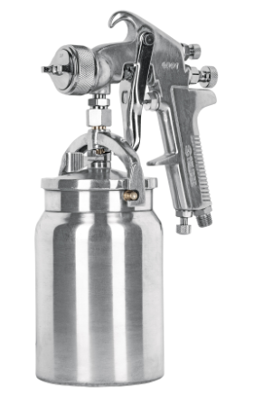 PISTOLA P/PINTAR SUCCIÓN HVHP, VASO ALUM, 1.8MM, 3 PERILLAS 14085 N