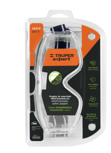 GOGGLES DE SEGURIDAD PROFESIONALES, ANTIEMPAÑO, EXPERT 14214 P