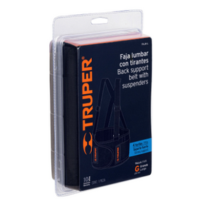 FAJA LUMBAR, TALLA G, TRUPER 14238 P