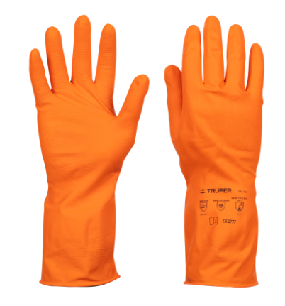 GUANTES DE LÀTEX PARA LIMPIEZA, GRANDES TRUPER 14263 P