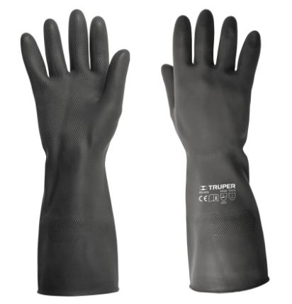 GUANTES DE NEOPRENO P/MANEJO DE QUÍMICOS, MEDIANOS, TRUPER 14270 *