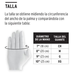 GUANTES DE NEOPRENO P/MANEJO DE QUÍMICOS, MEDIANOS, TRUPER 14270 *
