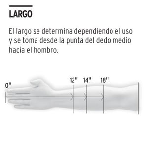 GUANTES DE NEOPRENO P/MANEJO DE QUÍMICOS, MEDIANOS, TRUPER 14270 *