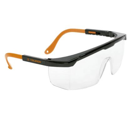 LENTES DE SEGURIDAD AJUSTABLES TRANSPARENTES, TRUPER CLASSIC 14284 *