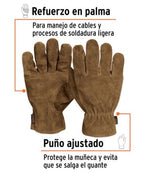 GUANTES DE CARNAZA PREMIUN PARA ELECTRICISTA, TRUPER 14289 P