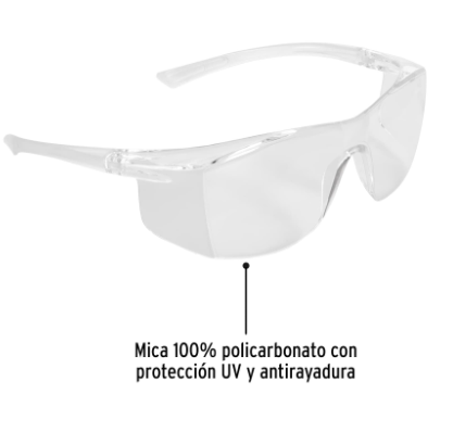 LENTES DE SEGURIDAD TRNSPARENTES, TRUPER ULTRALITE 14293 *