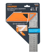ESCUADRA 6'' PARA CARPINTERO CON MANGO 100% DE ALUMINIO 14370 P