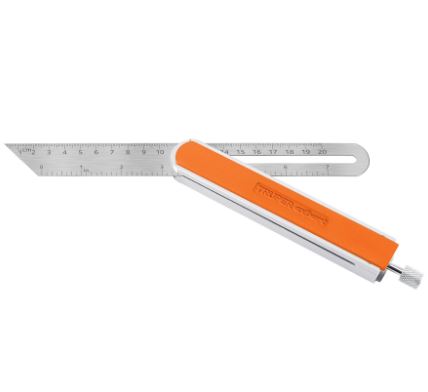 ESCUADRA 9'' FALSA DE ACERO INOX MANGO DE ALUMINIO, EXPERT 14385 P