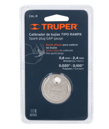 CALIBRADOR REDONDO PARA BUJÍAS, TRUPER 14398 N