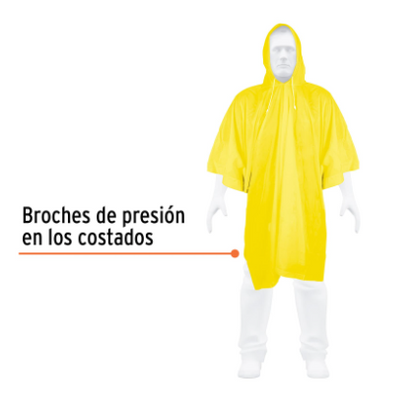 PONCHO O CAPAMANGA DE PVC, TRUPER 14412