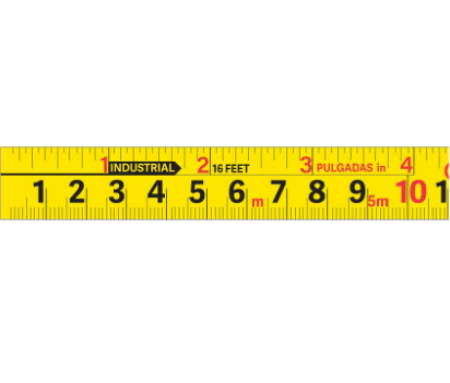 FLEXÓMETRO GRIPPER, CONTRA IMPACTO, 5M, CINTA 19MM 14578 *