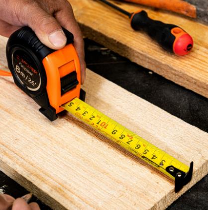 FLEXÓMETRO GRIPPER, CONTRA IMPACTO, 8 M CINTA 25MM 14579 *