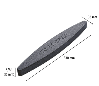 PIEDRA PARA GUADAÑA 220 X 35 X 16MM, GRANO 90 14726 *