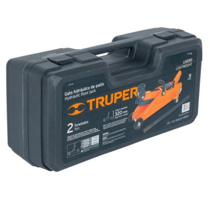 GATO DE PÁTIN 2 TON DE 30 MOVIMIENTOS CON MALETÍN, TRUPER 14804 *
