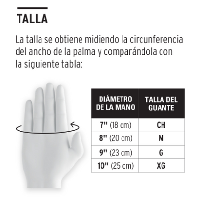 GUANTES DE POLIÈSTER RECUBIERTOS DE LATEX, CH TRUPER 15265 *