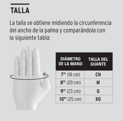 GUANTES DE POLIÉSTER RECUBIERTOS DE LÁTEX, MEDIANOS 15266 *