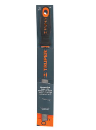 LIMA ESCOFINA 8'' CON MANGO DOBLE INYECCIÓN, TRUPER 15321 *