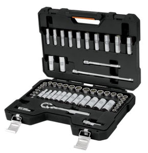 JUEGO DE 53 HERRAMIENTAS CUADRO 3/8'' MM PARA MECÁNICO 15689