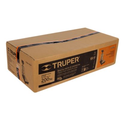 BÁSCULA CAPACIDAD 200KG PLEGABLE DE PLATAFORMA, TRUPER 15732 *