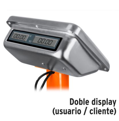 BÁSCULA CAPACIDAD 200KG PLEGABLE DE PLATAFORMA, TRUPER 15732 *