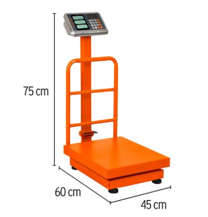 BÁSCULA CAPACIDAD 200KG PLEGABLE DE PLATAFORMA, TRUPER 15732 *