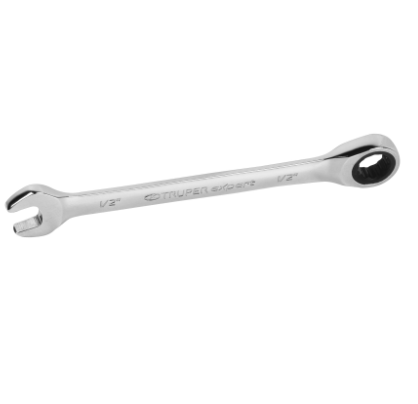 LLAVE COMBINADA CON MATRACA, 1/2' X 173 MM, TRUPER EXPERT 15738 *