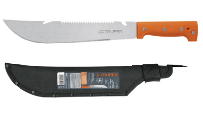 MACHETE RAMBO 12'' CACHA NARANJA 15890 *