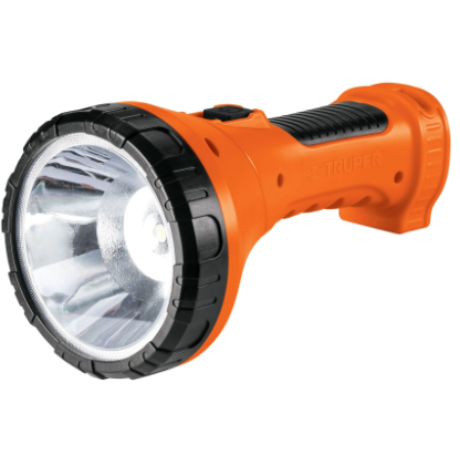 LINTERNA PLÁSTICA 1 LED LM RECARGABLE, TRUPER 16005 *