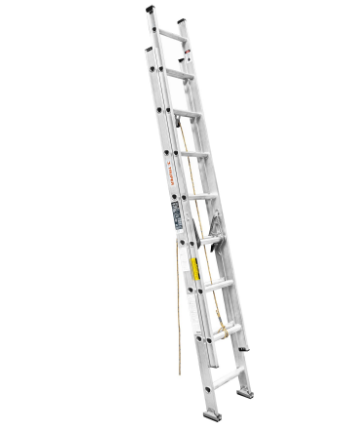 ESCALERA DE EXTENSIÓN, TIPO III, 16 PELDAÑOS ALUMINIO 16026 *