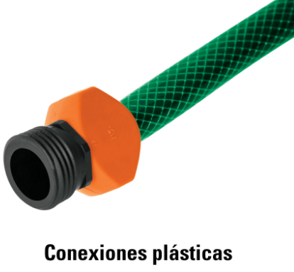 MANGUERA 10MX1/2'', REFORZADA 3 CAPAS 16050 *